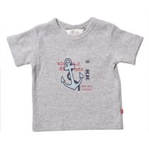 Bebe Grey T-shirt with Anchor Design