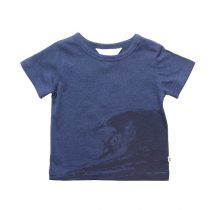 Bebe Navy Blue T-shirt With Surfer