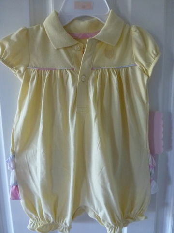 Chaps Yellow Playsuit