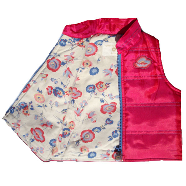 Eternal Creation French Poppy quilted vest