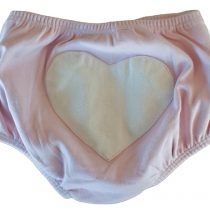Sapling Nappy Pants with Heart in Pink