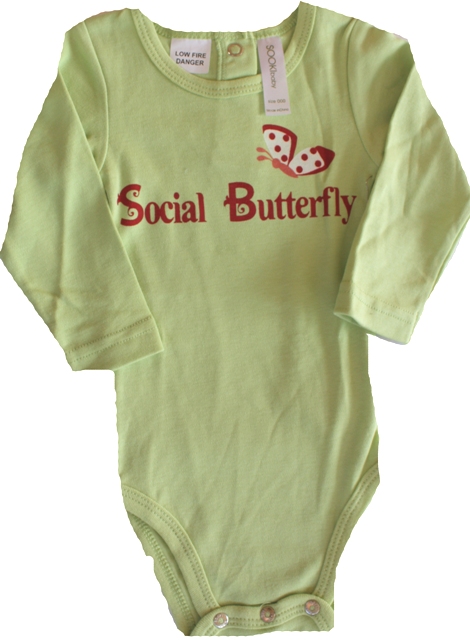 Sooki Baby Social Butterfly Snapsuit