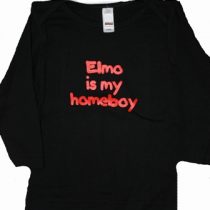 Uncommonly Cute 'Elmo is my Homeboy' LS T-Shirt