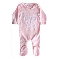 Tiny Tribe Pink Romper with bow