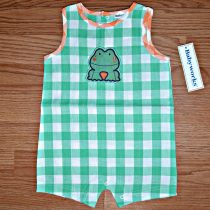 Baby Works Romper with a frog motif