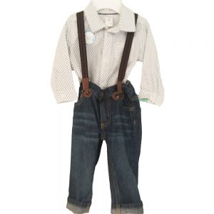 Carter Snapsuit and Jeans set
